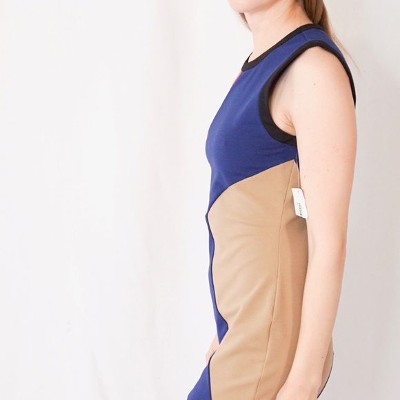 Rachel Roy Color Block NWT Sheath Dress 6 0895 - Picture 5 of 8